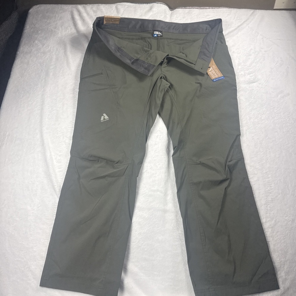 NEW Eddie Bauer First Ascent Guide Pro Pants 40x30 Spruce Green Hiking Outdoor